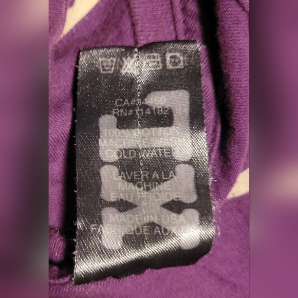 ​Vintage Ed Hardy "Love Kills Slowly" Purple Tee - Made in USA - Y2K Archive - Picture 4 of 9